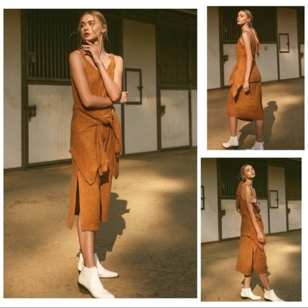 MIDI  slip dress and cardigan set